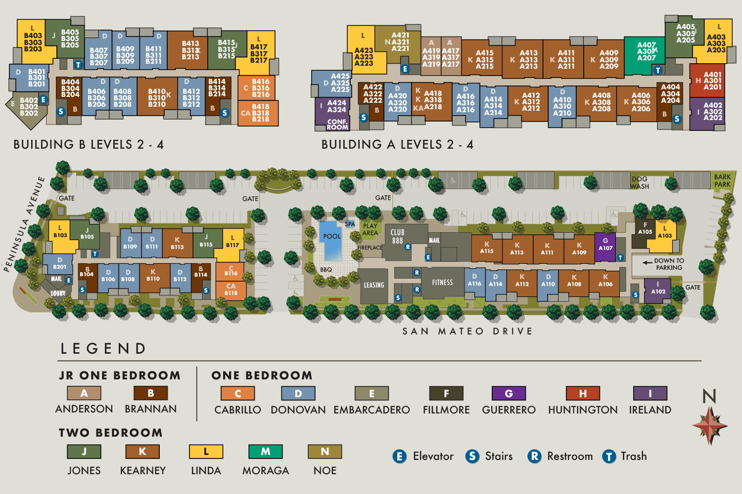 888 San Mateo Site Plan